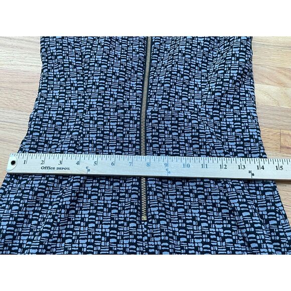 Calvin Klein Scuba Crepe Women's Dress Sheath Knee Length Sleeveless 6 Black - Picture 7 of 7